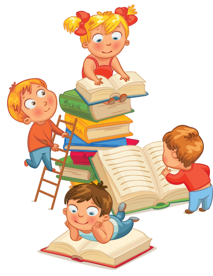 kid academy cartoon kids reading books kid academy cartoon kids reading books