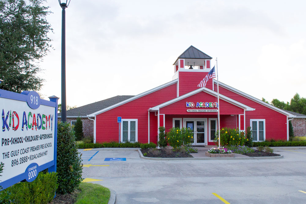 kid academy school and sign